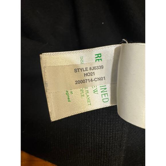 J.Crew Black Merino Wool Blend Knit Blazer Cardigan Coat Size Small - Picture 7 of 7